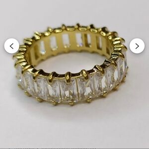 Crowns and Clover Crystal ring